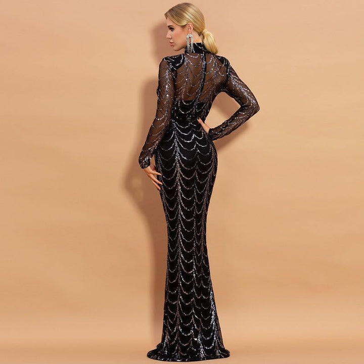 Elegant Sequin Party Dress