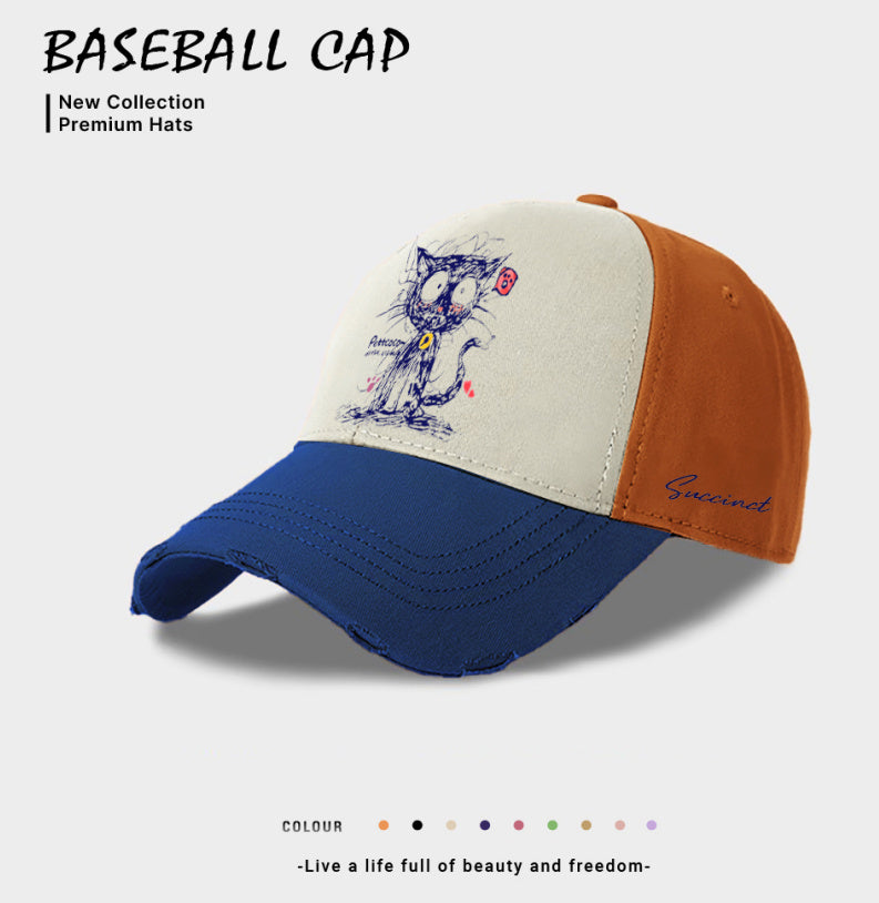 European And American Style Casual Baseball Cap For Women