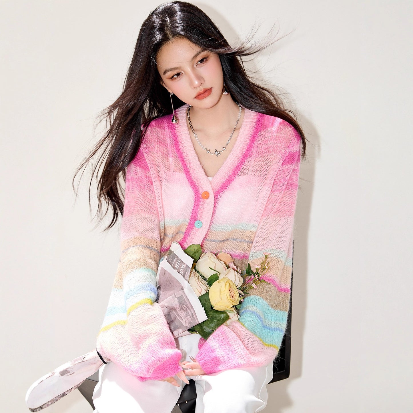 Autumn French Unique Cardigan