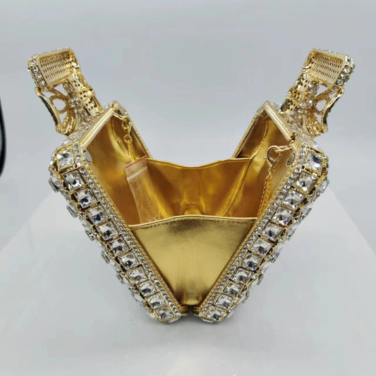 Chic Crystal Perfume Clutch