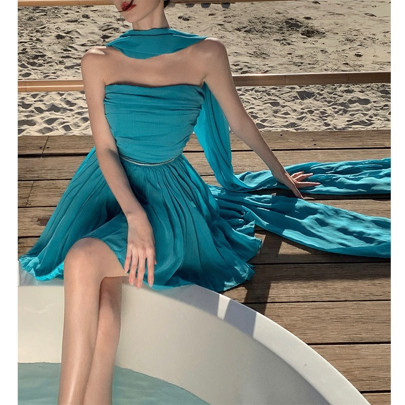 Elegant Tube Top Dress