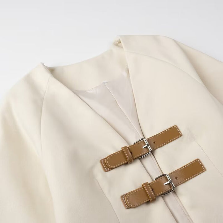 European Style Patchwork Suit Jacket