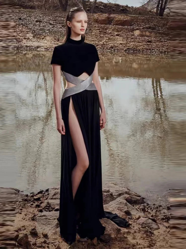 Cross Diamond Bandage Gown