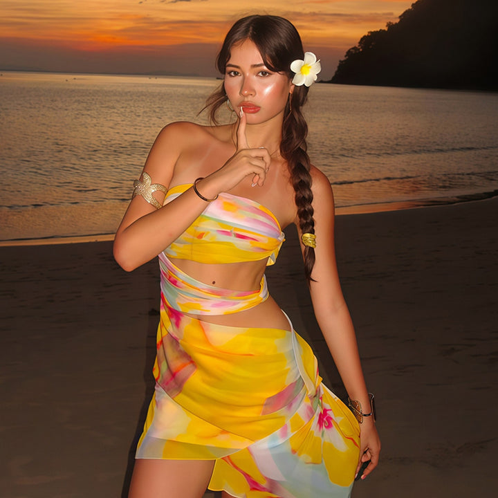 Backless Bodycon Tube Dress