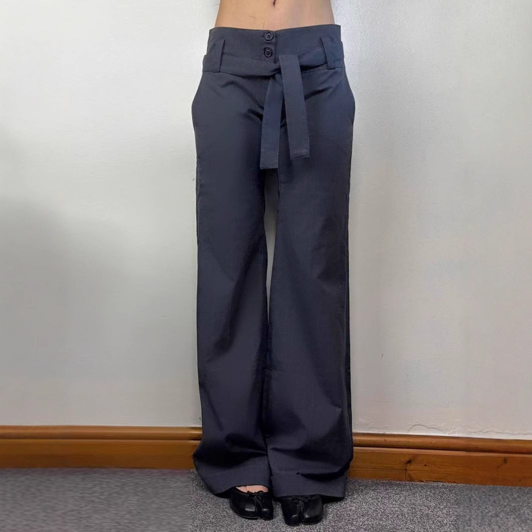Tailored Belted Pants