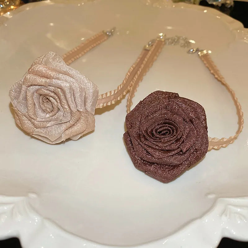 Romantic Rose Pendant Necklace