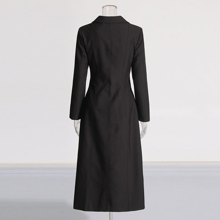 Noir Vibes Deconstructed Long Suit Jacket