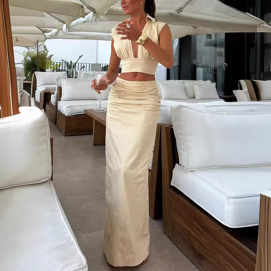 Chic A Line Two Piece Outfit