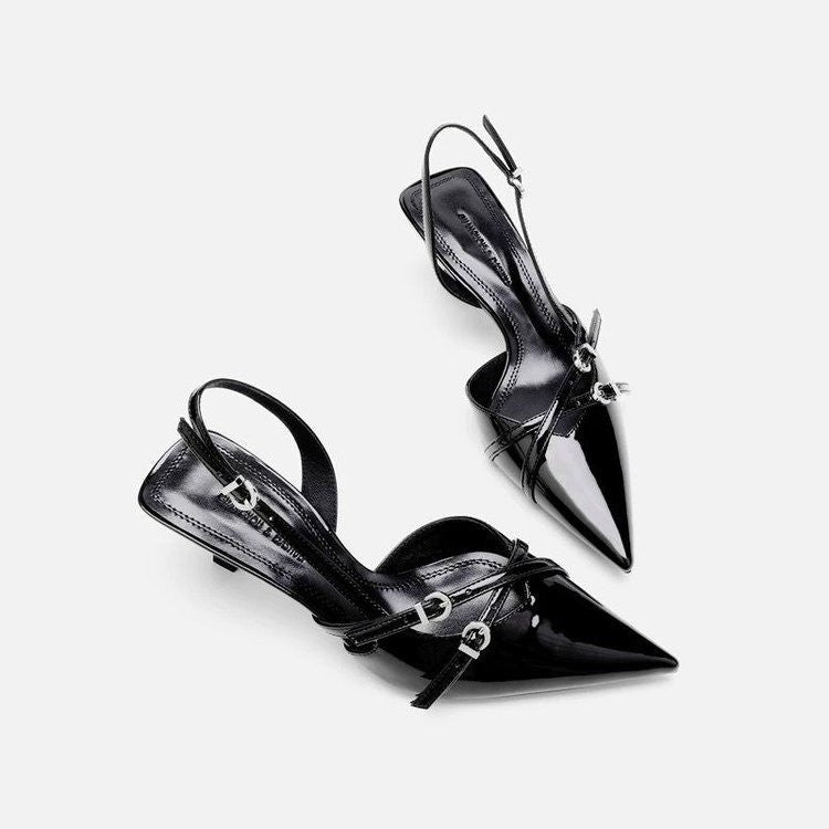 Point Toe Slingback Pumps