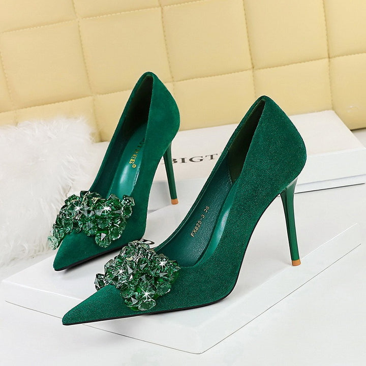 Elegant Suede Stilettos heels