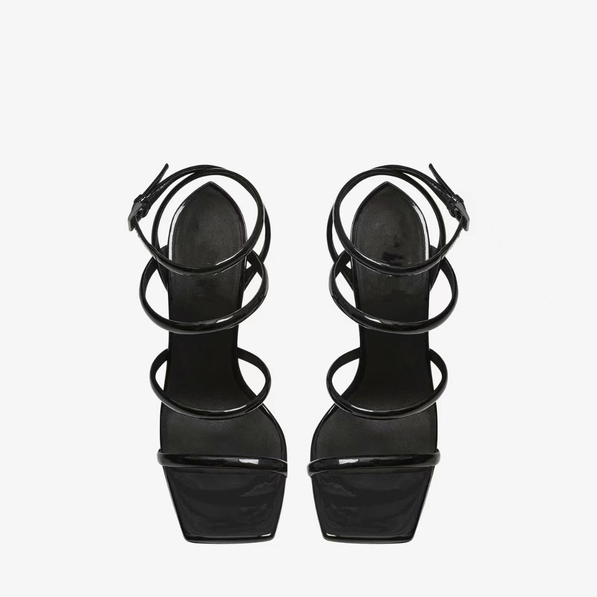 High Heel Wrapped Sandals Women's One line Buckle Sexy Open Toe Waterproof Platform Fashion Sandals