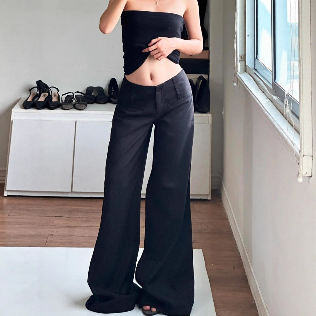 Tailored Wide Leg Pants