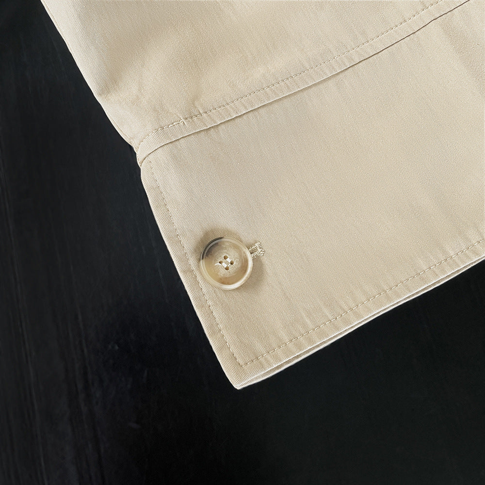 Chic Stand Collar Trench Coat