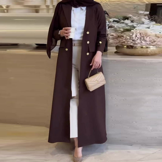French medium long style trench coat