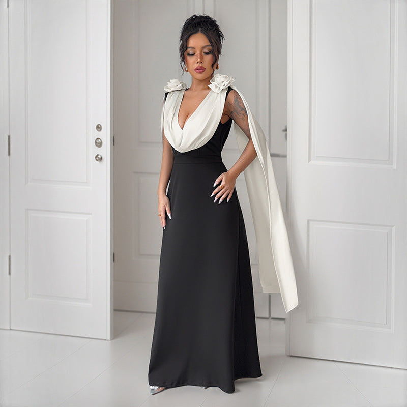 Elegant Sleeveless Banquet Dress