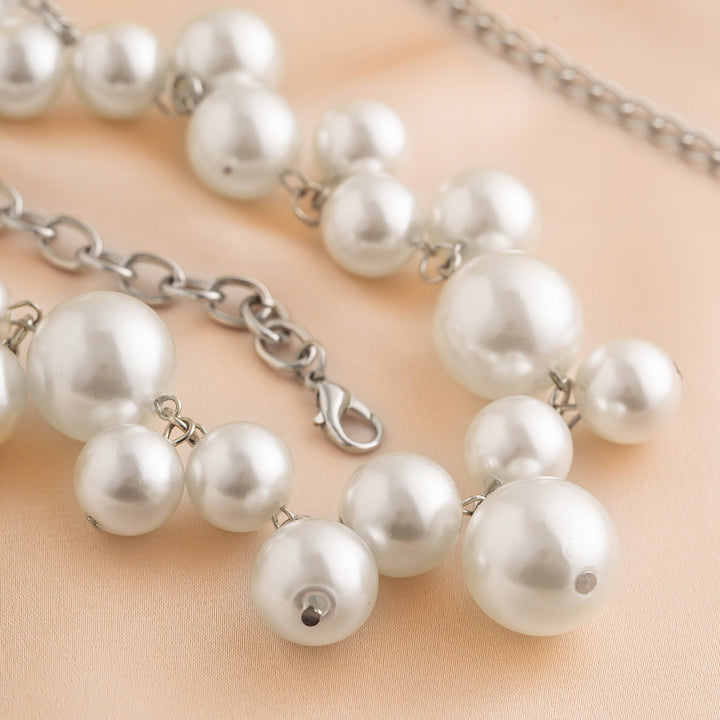 Fashion pearl waist chain belt