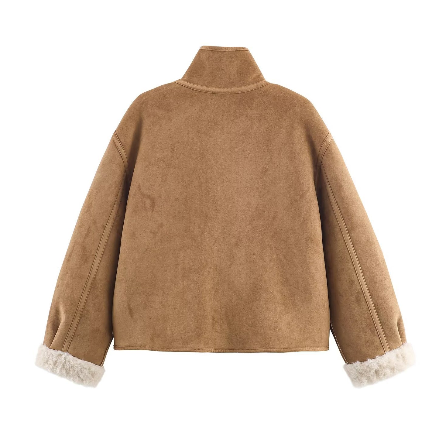 Casual Versatile Stand Up Collar Jacket