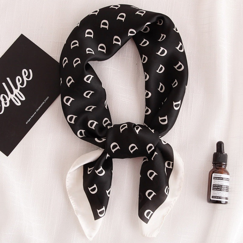 Female Hood Fashionable Silky Satin Wrapped Breathable