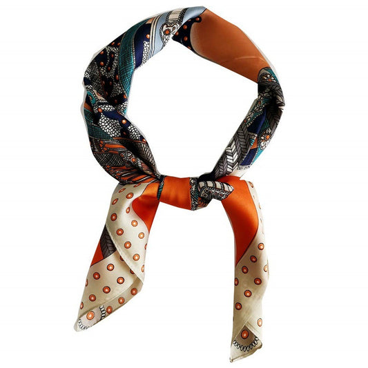 Female Hood Fashionable Silky Satin Wrapped Breathable