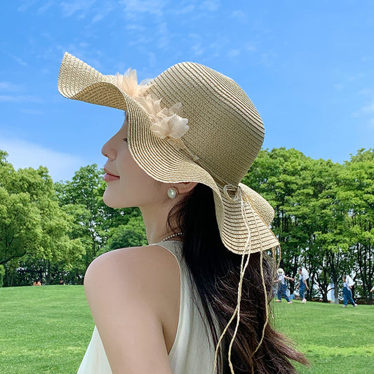 Bow Seaside Straw Hat
