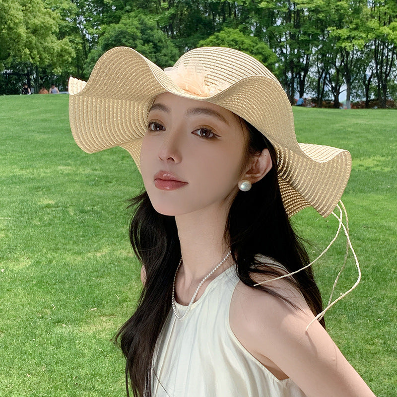 Bow Seaside Straw Hat