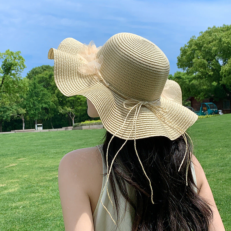 Bow Seaside Straw Hat