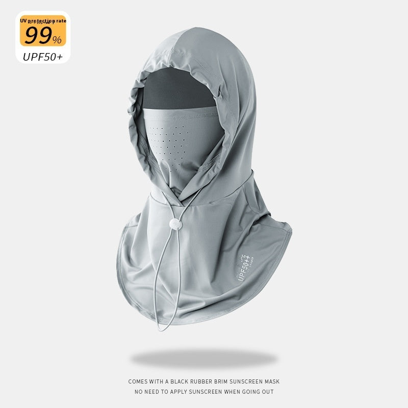 Cycling Sun Mask Hat Integrated Neck Protection For Women Summer