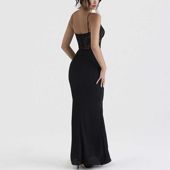 Elegant Lace Strap Dress