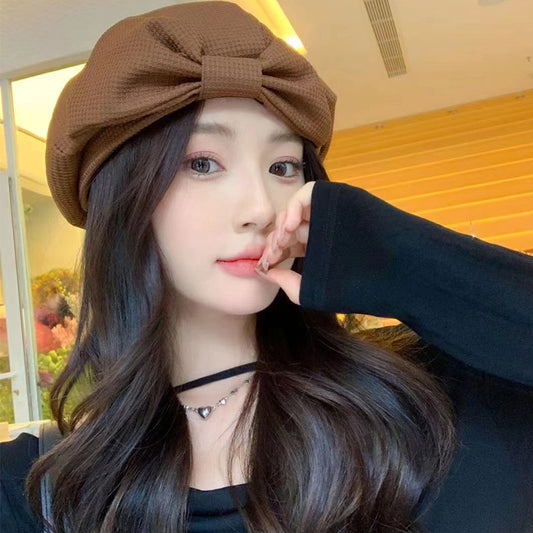 Sweet Bowknot Beret