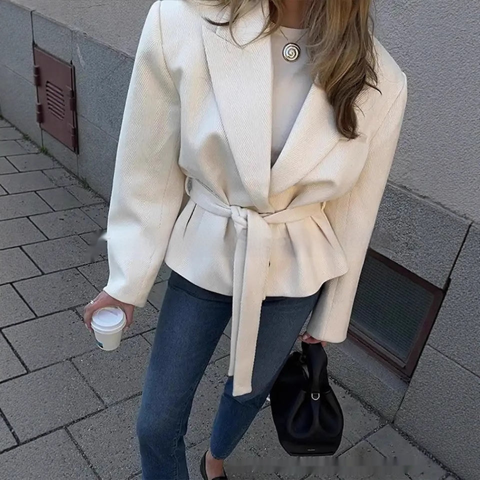 Women's Winter Street Woolen Coat