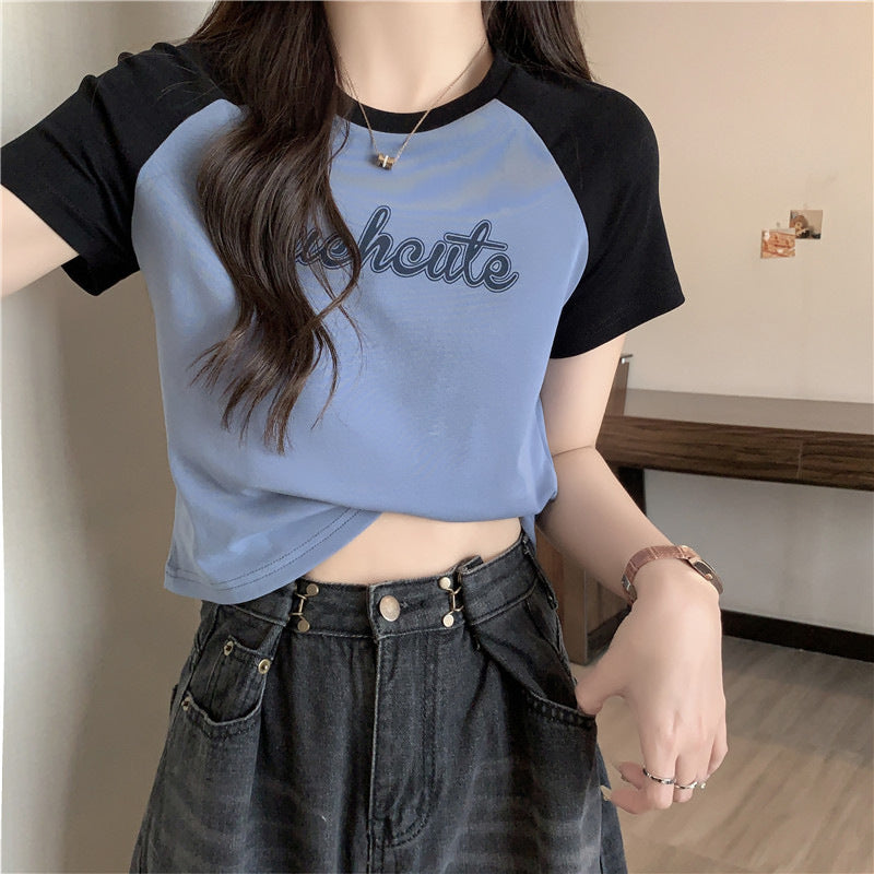 Women's Short-sleeved T-shirt Summer Slim Fit