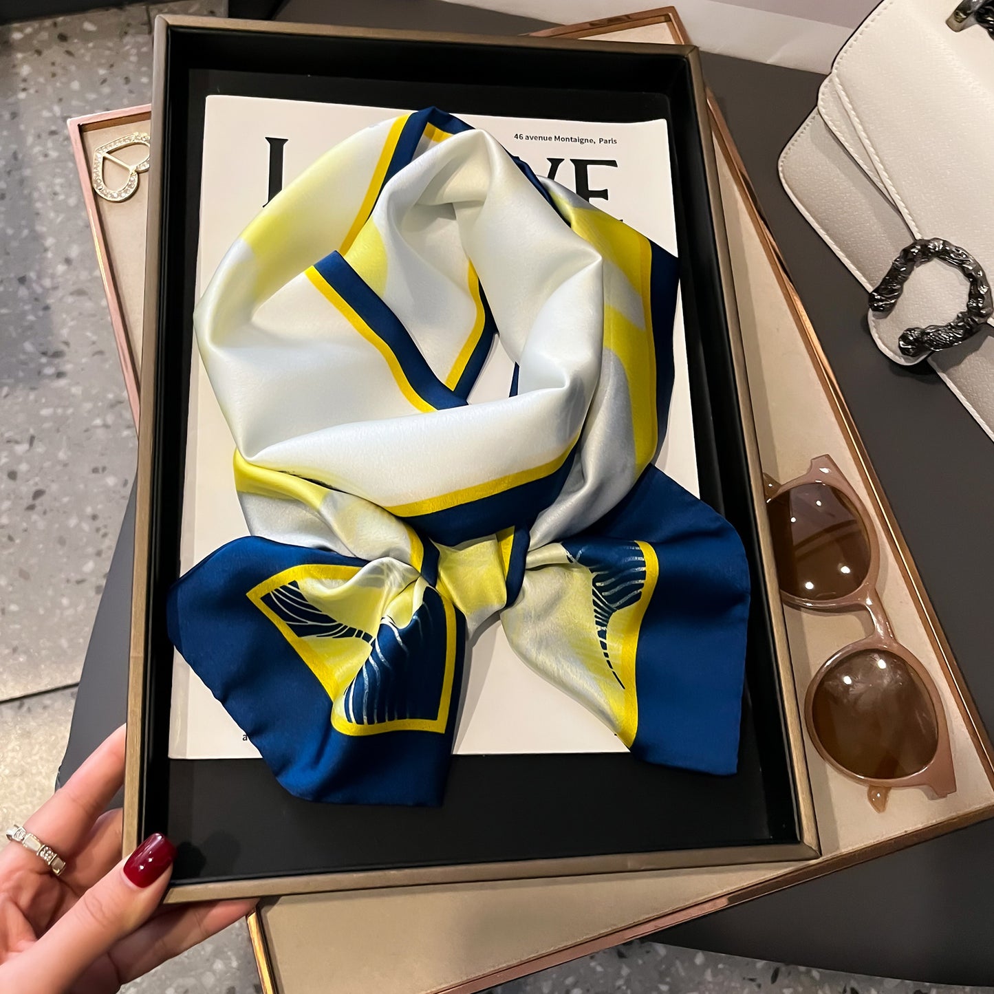 Fashion Silk High-grade Shawl Scarf