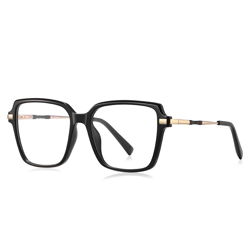 Women's Fashion Anti-blue Light Fashion Large Rim Optical Glasses
