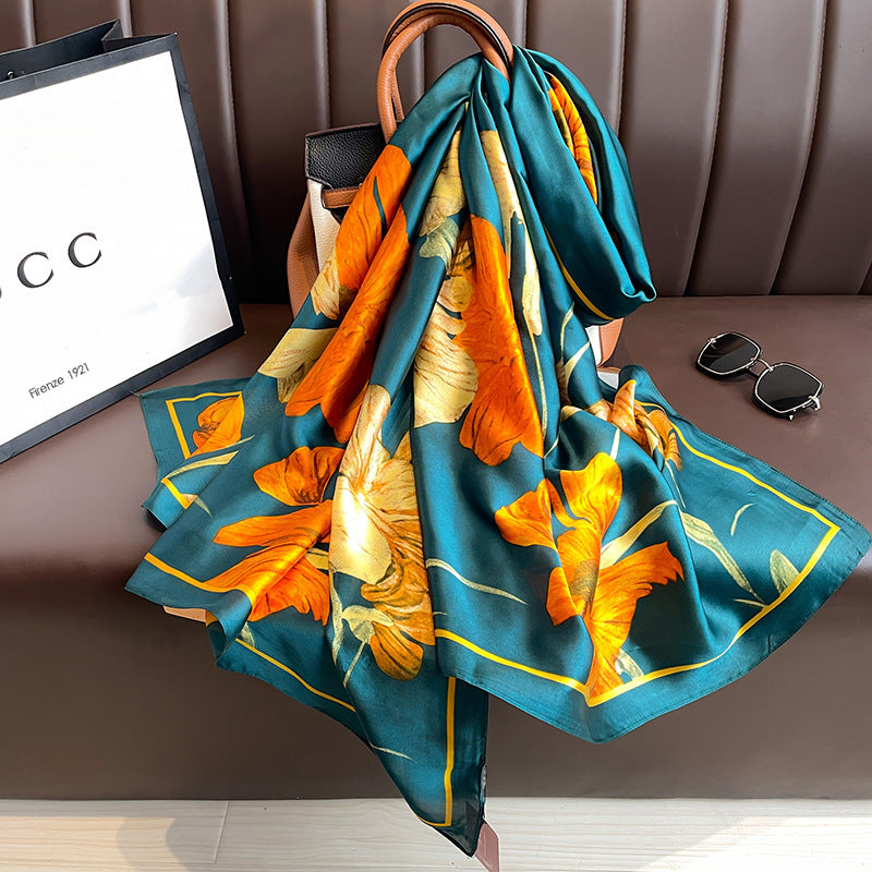 Summer Thin Type Sunscreen Shawl Scarf For Women