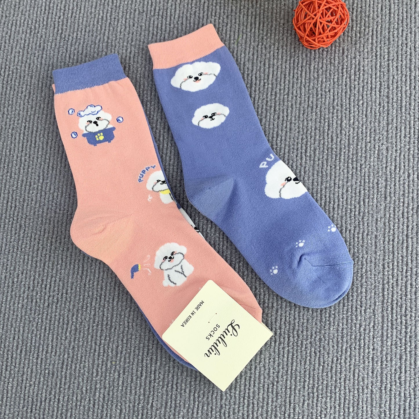 Cute Animal Pattern Women's Tube Socks