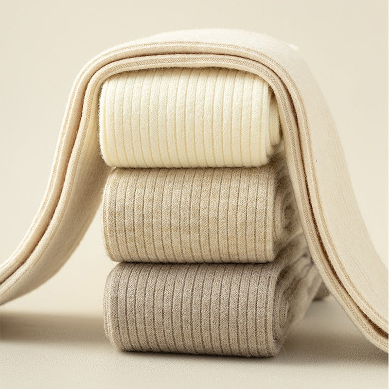 Women's Silicone Anti Slip Wool Knee High Socks