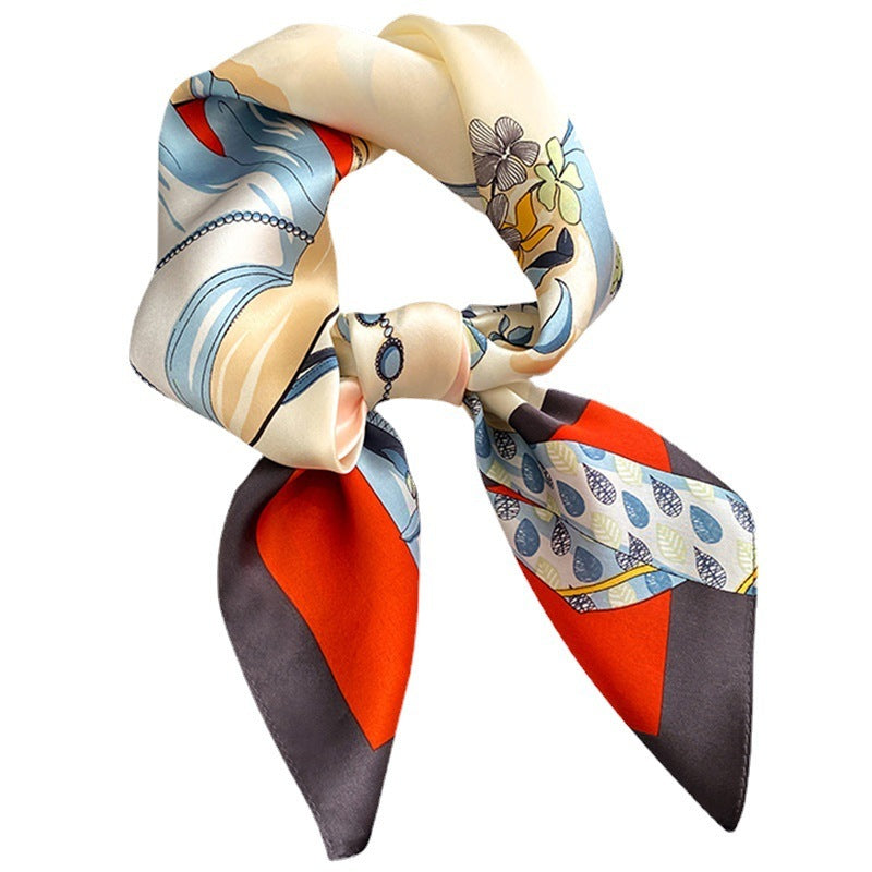 Square Scarf Women's Spring Mulberry Silk Scarf Scarf Scarf