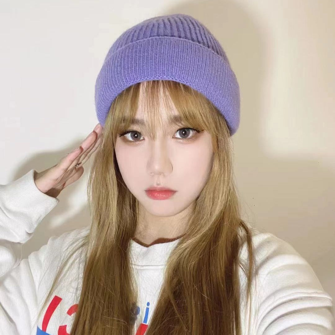 Women's Winter Personalized Big Head Circumference Warm Wool Hat