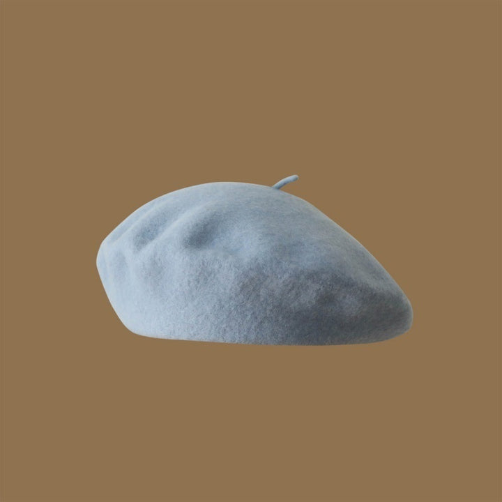 Wool Beret Girls' Japanese Style Artistic Vintage Painter Hat