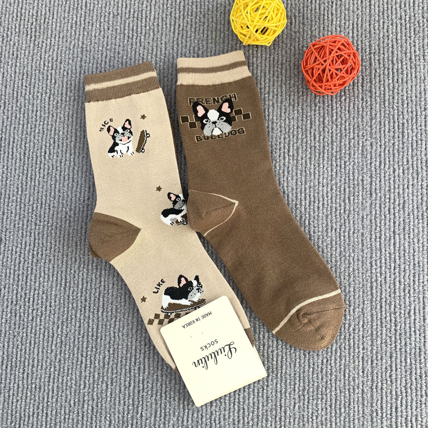 Cute Animal Pattern Women's Tube Socks