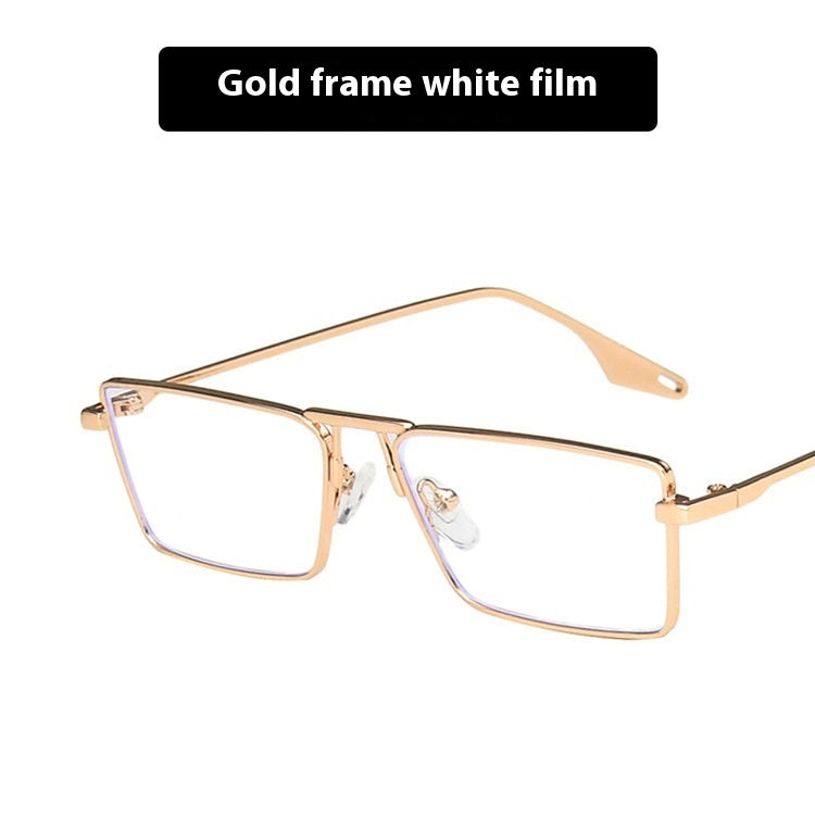 Women's Fashion Metal Frame Sunglasses Small Frame