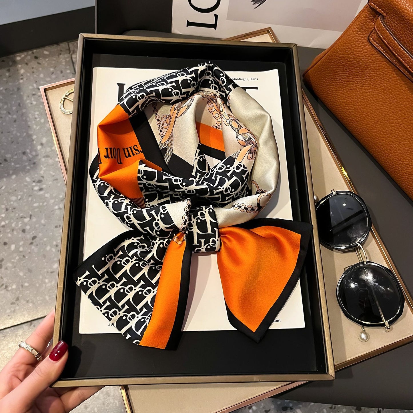 Fashion Silk High-grade Shawl Scarf