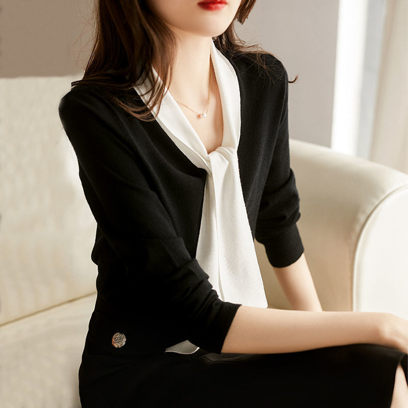 Early Autumn Fashionable Stylish V-neck Sweater