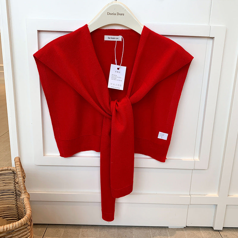 All-match Scarf Outer Wool Detachable Collar Shoulder