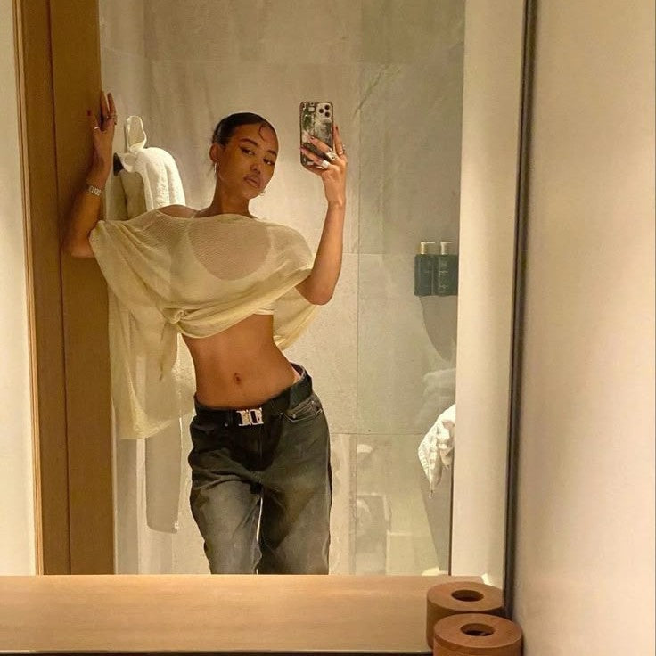 Irregular Cape And Shawl Sun Protection Shirt Women's Season Knitwear Top