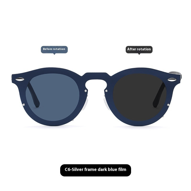 Rotating Adjustable Color Changing UV Resistant Sunglasses