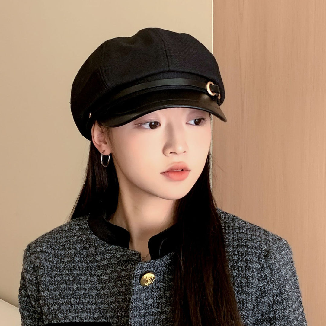 Octagonal Cap Brim Hat