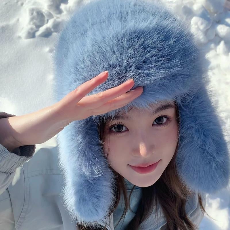 Warm Earflaps Cap
