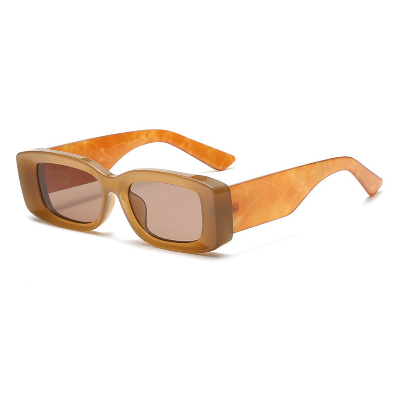 Square Sunglasses Retro Fat Edge Thick Frame Glasses