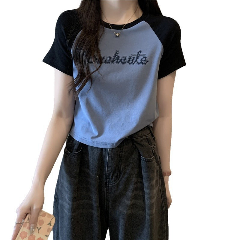 Women's Short-sleeved T-shirt Summer Slim Fit